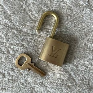 Louis Vuitton #300 Solid Brass lock and key set